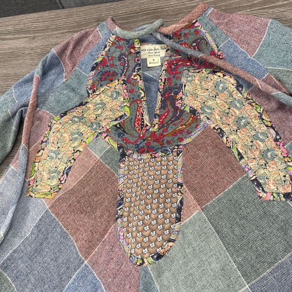 Vintage 1980s Patchwork Koos Van Den Akken New York Dress - Small - Picture 8 of 12